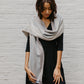 Brushed Alpaca Striped Scarf