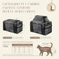 Expandable Pet Carrier Airline Approved Soft Sided Cat Dog Carrier