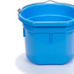 Little Giant Flat Back Plastic Animal Feed Livestock Horse Feed Bucket 5 Gallon