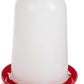 Little Giant 3 Gallon Poultry Drinker Gravity Fed Chicken Waterer Red Base