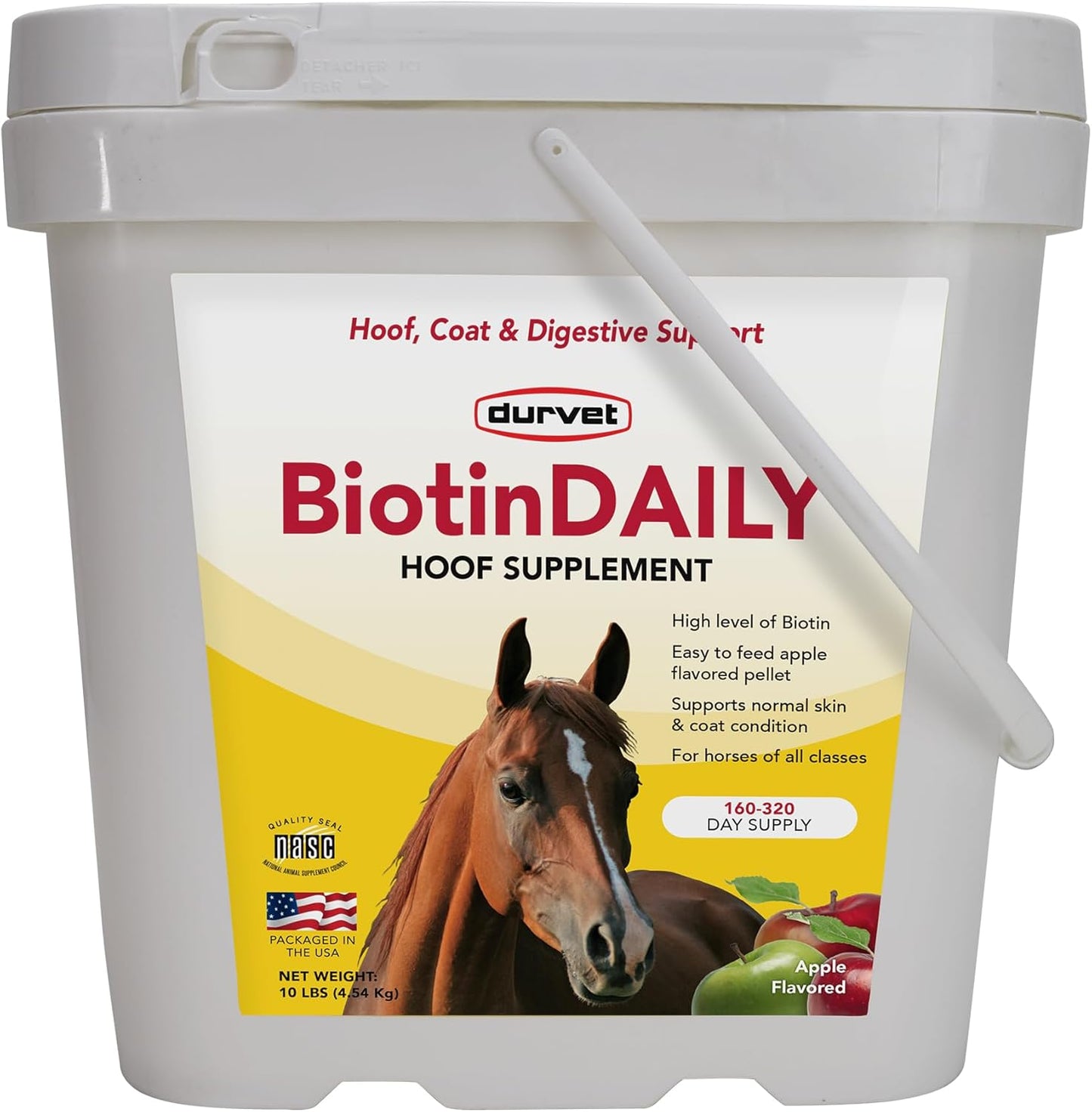 Durvet Biotin Daily Hoof Supplement for Horses 10lbs.