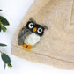 Owl Cashmere Hat - Baby
