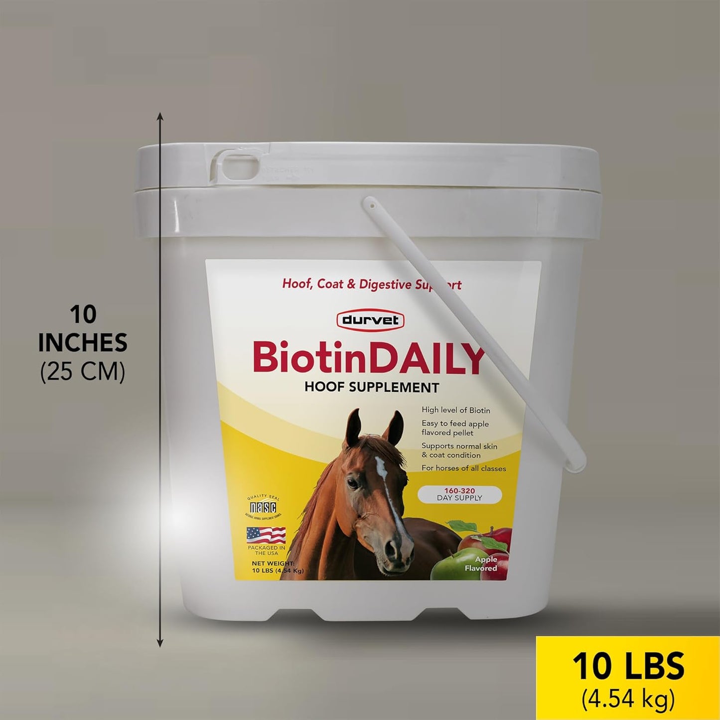 Durvet Biotin Daily Hoof Supplement for Horses 10lbs.