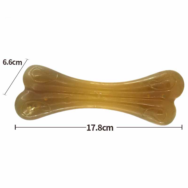 Pet PU Gnaw Double-head Arched Bone Molar Rod