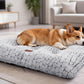 Dog Crate Bed Pad Soft Plush Washable Kennel Mat Anti Slip 24x18 For Small Dogs