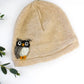 Owl Cashmere Hat - Baby