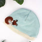 Sleeping Fox Cashmere Hat - Newborn