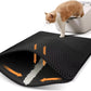 Alfombrilla para arena de gatos Conlun Alfombrilla atrapa-arena para gatos