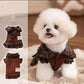 Autumn And Winter Dog Skirts With Check Patterns For Warmth, Cat Teddy Bichon Frise, High-end Custom Pet Clothing For Small And Medium-sized Dogs