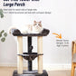 28-Inch Cat Tree for Large Cats | Window Perch, Hammock & Scratching Post