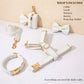 White Leather Set