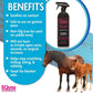 EQyss Micro-Tek Medicated Horse Care Bundle Shampoo and Spray Equine Grooming Set