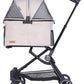 3 in 1 Pet Stroller Dog Cat Travel System Detachable Carrier Foldable 30lb