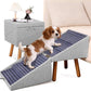 Dog Stairs for Couch 2 in 1 Foldable Pet Steps Ottoman Non Slip