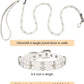 2 Pcs Pearl Collar and Leash for Dogs