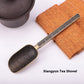 Carved Fu Character Auspicious Clouds Pattern Tea Shovels