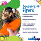 Bottle Top Flyer Rubber Frisbee for Dogs | Orange | Vet Approved | USA Made