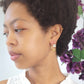 Bitty Flower Hoops