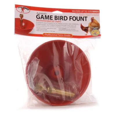 Little Giant 2500 Game Bird Automatic Poultry Fountain Watering System Easy to Use