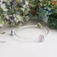 Three Stone Bangle Bracelet (size XS)