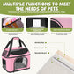Cat Carrier Backpack Airline Approved Soft Sided Pet Carrier up to 20Lbs
