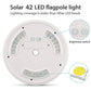 42 LED Flagpole Solar Lights with Adjustable Brightness & IP55 Waterproof