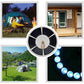 42 LED Flagpole Solar Lights with Adjustable Brightness & IP55 Waterproof