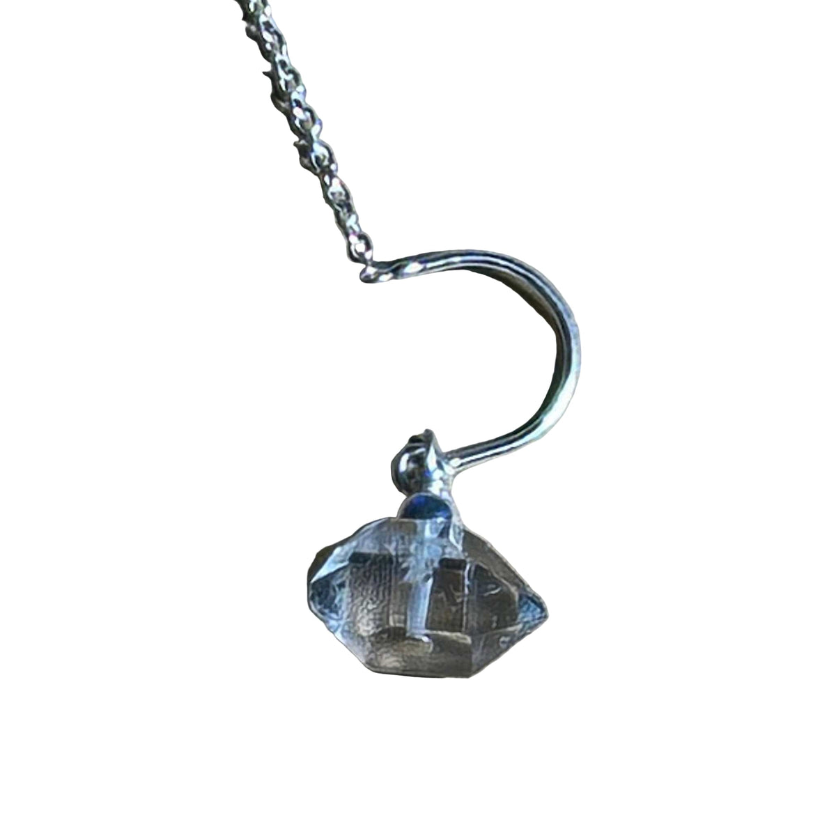 Pendientes Bertoni Herkimer Threads - Plata de ley