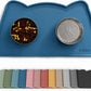 Silicone Pet Feeding Mat – Waterproof Non-Slip Bowl Mat, 36 Options