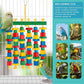Large Parrot Toy Natural Wood Bird Chew Toy for Macaws Cockatoos