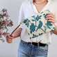 Bird Silhouette Wristlet Purse