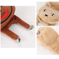 Cute Cat Rabbit Red Panda Mint Plush Toy With Bell