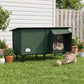 Heated Outdoor Cat House with Slanted Waterproof Roof & Dual Doors