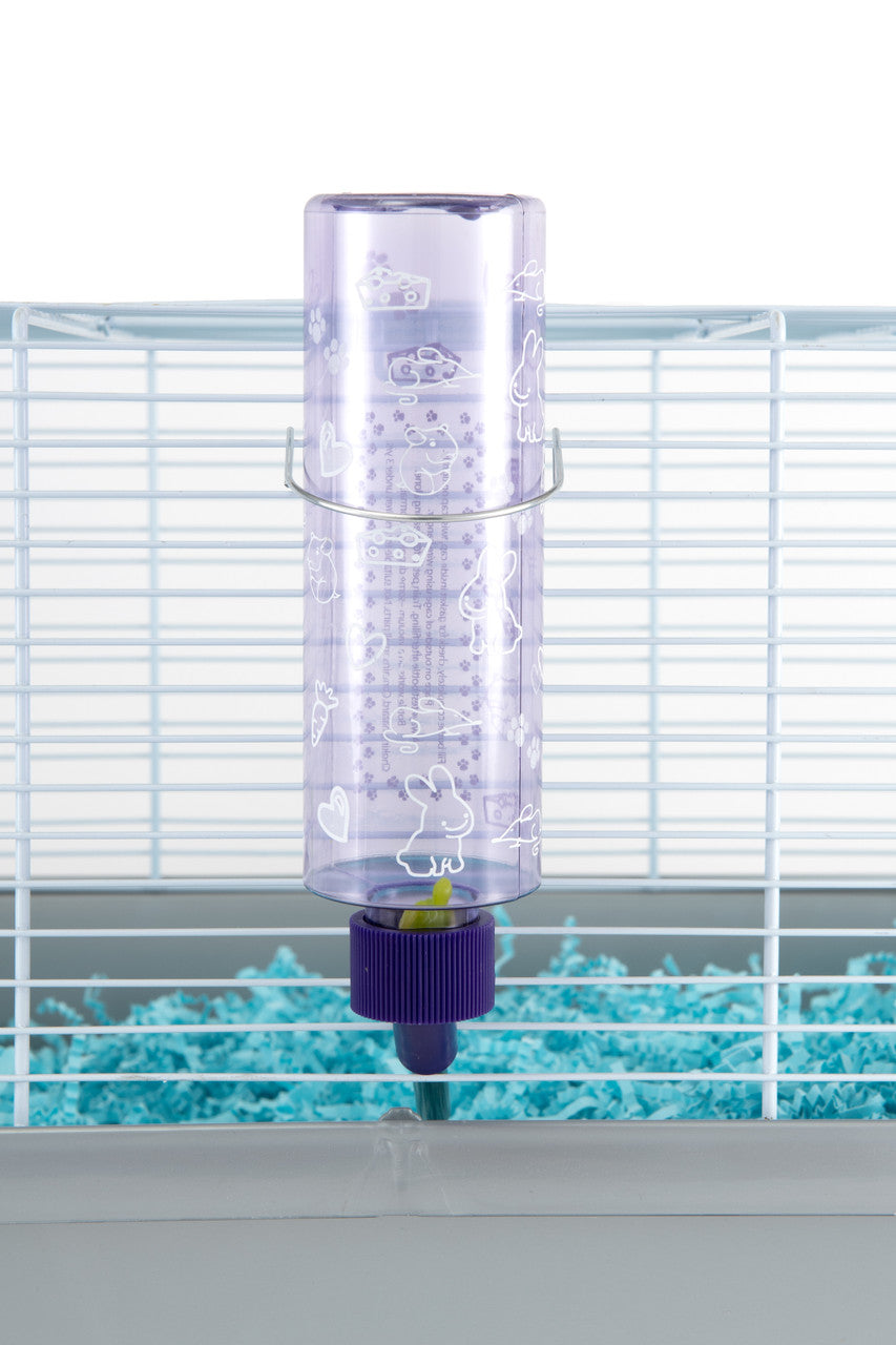 Lixit Critter Brites Water Bottle 8 oz Small Animal No-Leak Cage Bottle USA 2-Pack