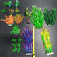 Premium Artificial Aquarium Plant Package for Fish Tank, THE MEG PLANT PACK