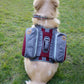 Pet self-packing out portable bag detachable chest back travel bag