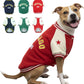 Warm Dog Varsity Jacket Heavyweight Fleece Pet Coat Small-4XL