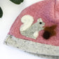 Squirrel Cashmere Hat - Newborn
