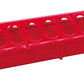 Little Giant 20" Plastic Flip-Top Poultry Ground Feeder, Red Chickens Birds