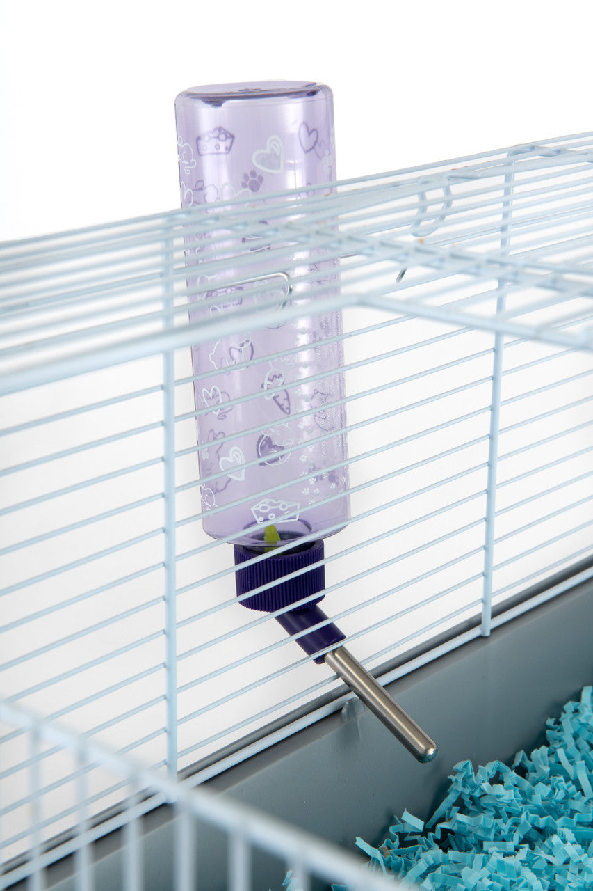 Lixit Critter Brites Water Bottle 8 oz Small Animal No-Leak Cage Bottle USA 2-Pack