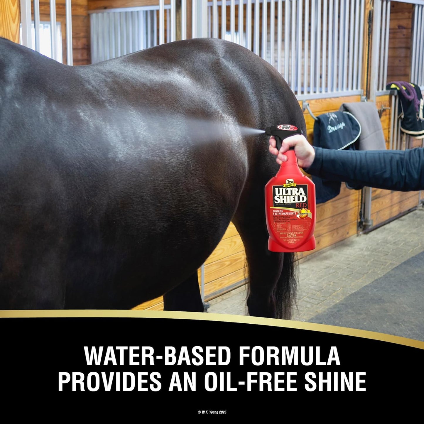 Absorbine UltraShield Red Insect Repellent Horse Livestock Spray 32 oz.