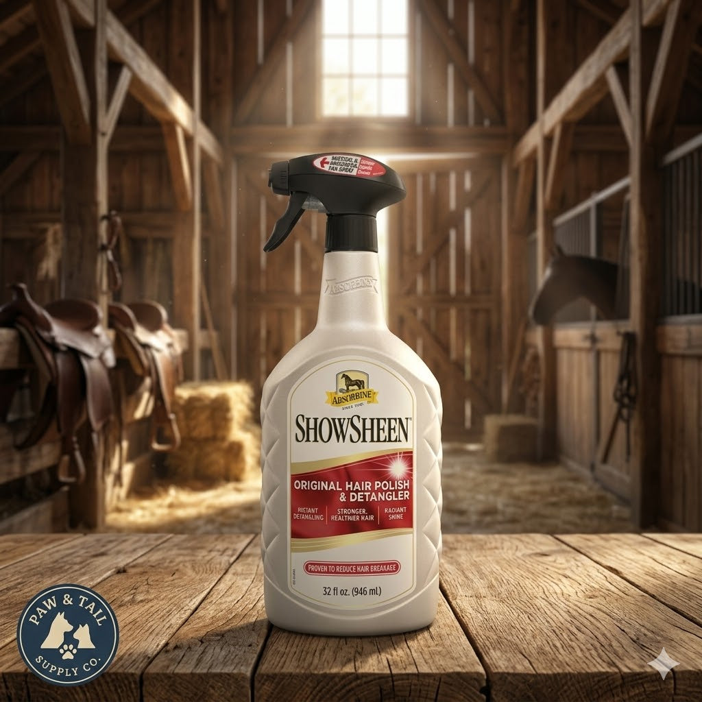 Absorbine Horse ShowSheen Hair Polish & Detangler Spray 32 oz.