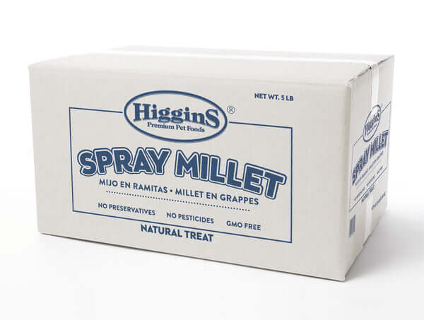 Higgins Spray Millet Bird Treats Non-GMO Natural Foraging All Birds 5lbs.