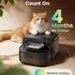 Cat Water Fountain Wireless Filterless 3.5L Stainless Steel Smart Quiet