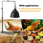 Adjustable Reptile Lamp Stand — Metal Heat Lamp Holder for Terrariums & Tanks