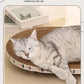 Cat Scratch Board And Cat Nest Integrated, Wear-resistant And Non Falling Debris