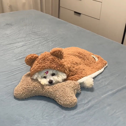 Pet Blanket, Dog Clothing, Winter Wear For Small And Medium-sized Dogs