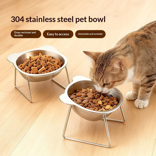 304 Stainless Steel Pet Water And Food Bowl