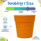Large Flower Pot eCup Dog Treat Dispenser | Durable USA-Made Enrichment Toy | SodaPup