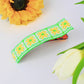 Electric Floral Vintage Ribbon Hair Clip